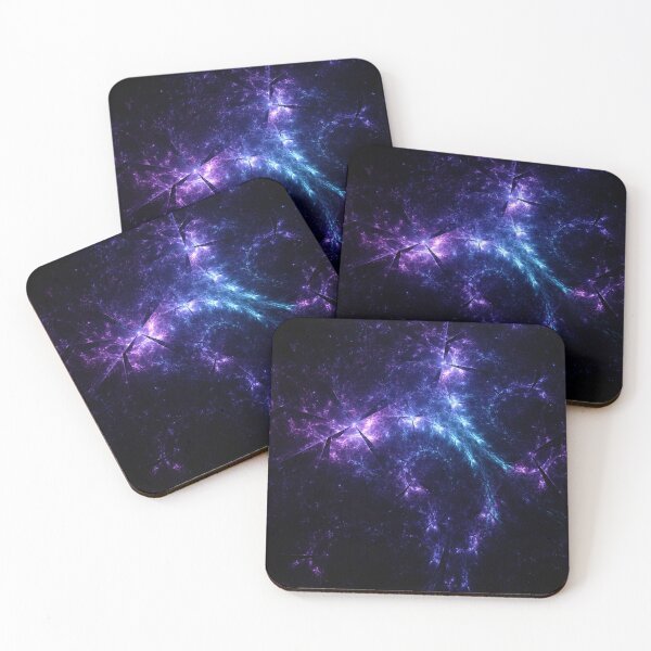 Item preview, Beautiful Abstract Pattern Of Colored Smooth Lines On A Black Background designed and sold by tatkhagata.