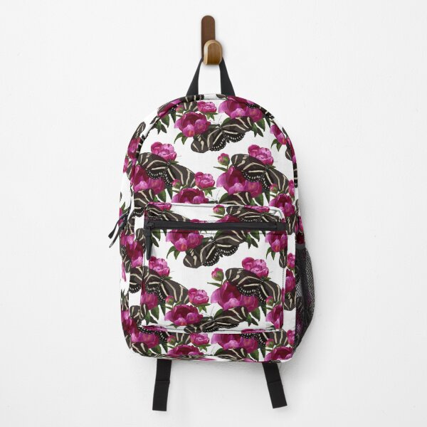 Item preview, Zebra Butterfly & Peonies Pattern Painting designed and sold by anatovas.