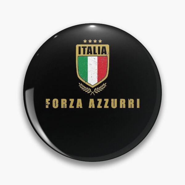 Aperçu de l'œuvre Maillot de foot Forza Azzurri championnat par équipe Italie Italia créée et vendue par Angry-Beard.