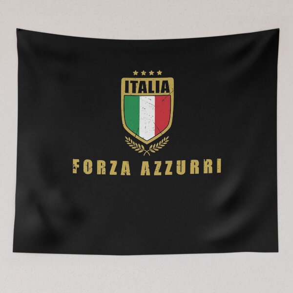 Item preview, Forza Azzurri football shirt Italy Italia team championship designed and sold by Angry-Beard.