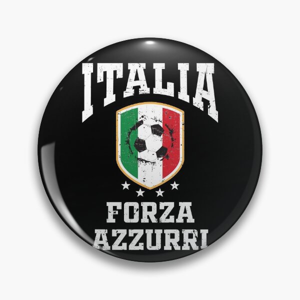 Aperçu de l'œuvre Maillot de foot Forza Azzurri championnat par équipe Italie Italia créée et vendue par Angry-Beard.