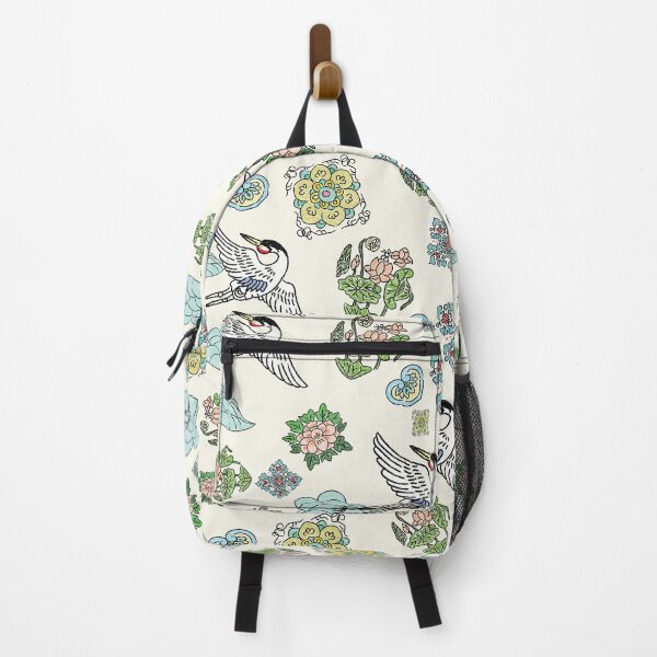 Item preview, Korean birds called "Hak" and a Korean traditional patterns designed and sold by IWOOJOO.