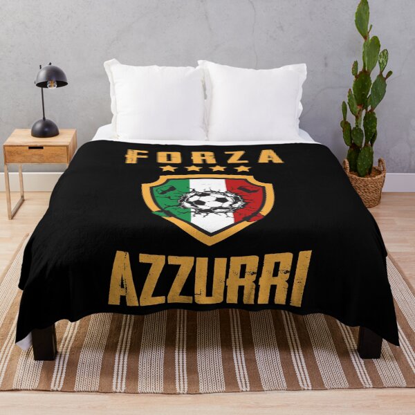 Artikelvorschau, Forza Azzurri Fußball Trikot Italien Italia Mannnschaft Meisterschaft entworfen und verkauft von Angry-Beard.