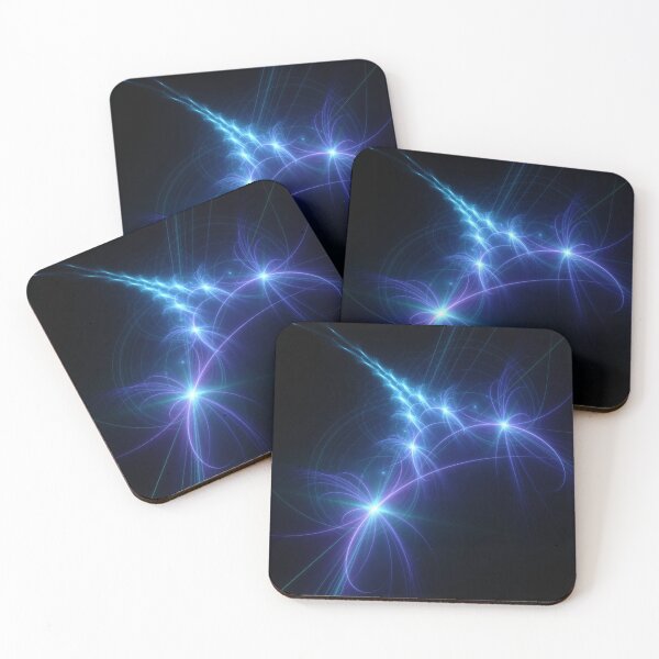 Item preview, Beautiful Abstract Pattern Of Colored Smooth Lines On A Black Background designed and sold by tatkhagata.