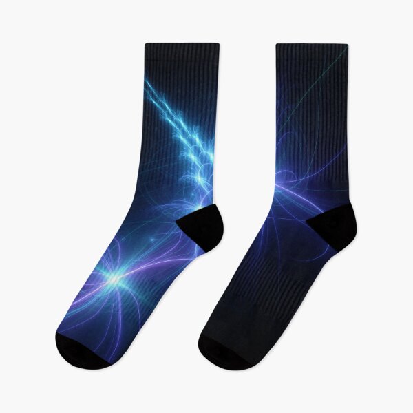 Item preview, Beautiful Abstract Pattern Of Colored Smooth Lines On A Black Background designed and sold by tatkhagata.