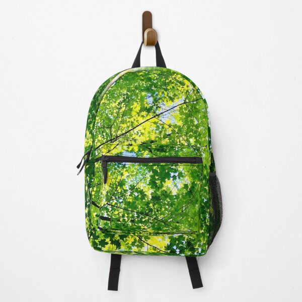 Item preview, Forest Fresh Green Sun Shining Through Maple Leaves Trees designed and sold by HppyStrngHelthy.