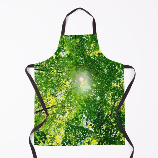Item preview, Forest Fresh Green Sun Shining Through Maple Leaves Trees designed and sold by HppyStrngHelthy.