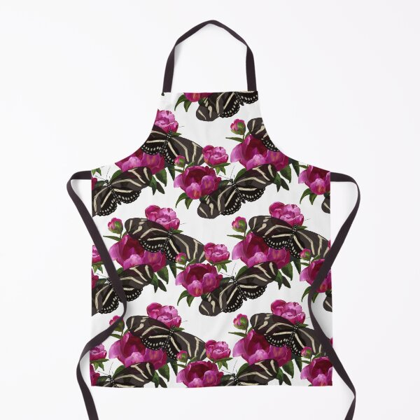 Item preview, Zebra Butterfly & Peonies Pattern Painting designed and sold by anatovas.