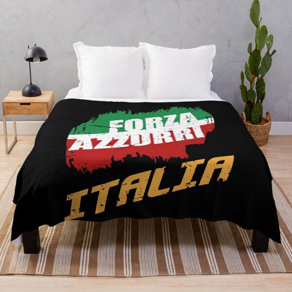 Artikelvorschau, Forza Azzurri Fußball Trikot Italien Italia Mannnschaft Meisterschaft entworfen und verkauft von Angry-Beard.