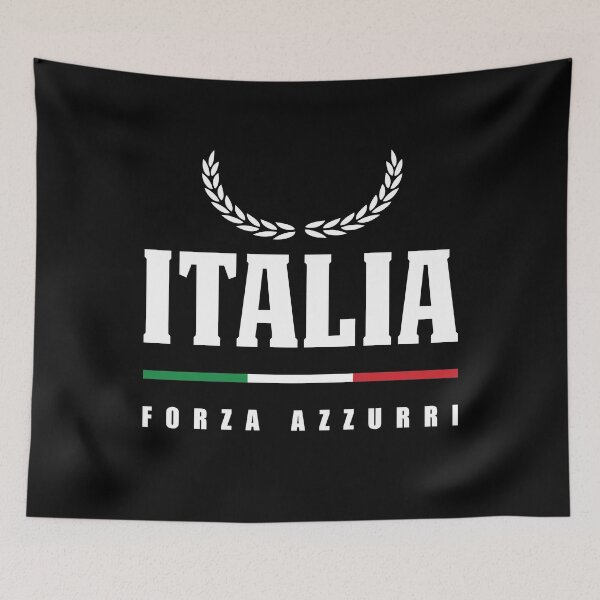 Item preview, Forza Azzurri football shirt Italy Italia team championship designed and sold by Angry-Beard.