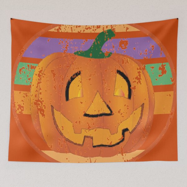 Item preview, Vintage retro Halloween Pumpkin designed and sold by JAZTshirt.