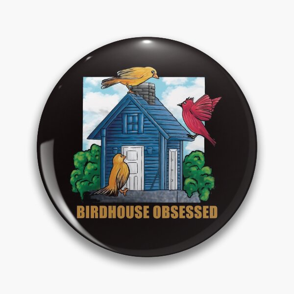 Item preview, Birdhouse Obsessed Funny Birder Birdwatching  designed and sold by larspat.