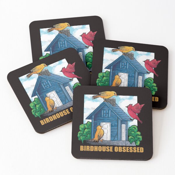 Item preview, Birdhouse Obsessed Funny Birder Birdwatching  designed and sold by larspat.