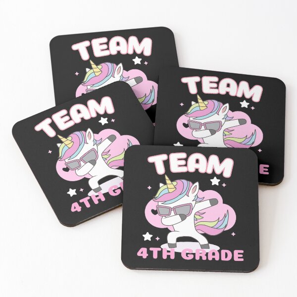 Item preview, Back To School 4th Grade Dabbing Unicorn designed and sold by LadySaltwater.
