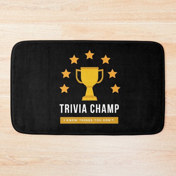 Artikelvorschau, Trivia-Champion entworfen und verkauft von Cool-M-Apparel.