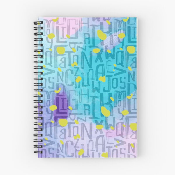 Item preview, random pattern with letters and harmonical colors designed and sold by sirhitto.