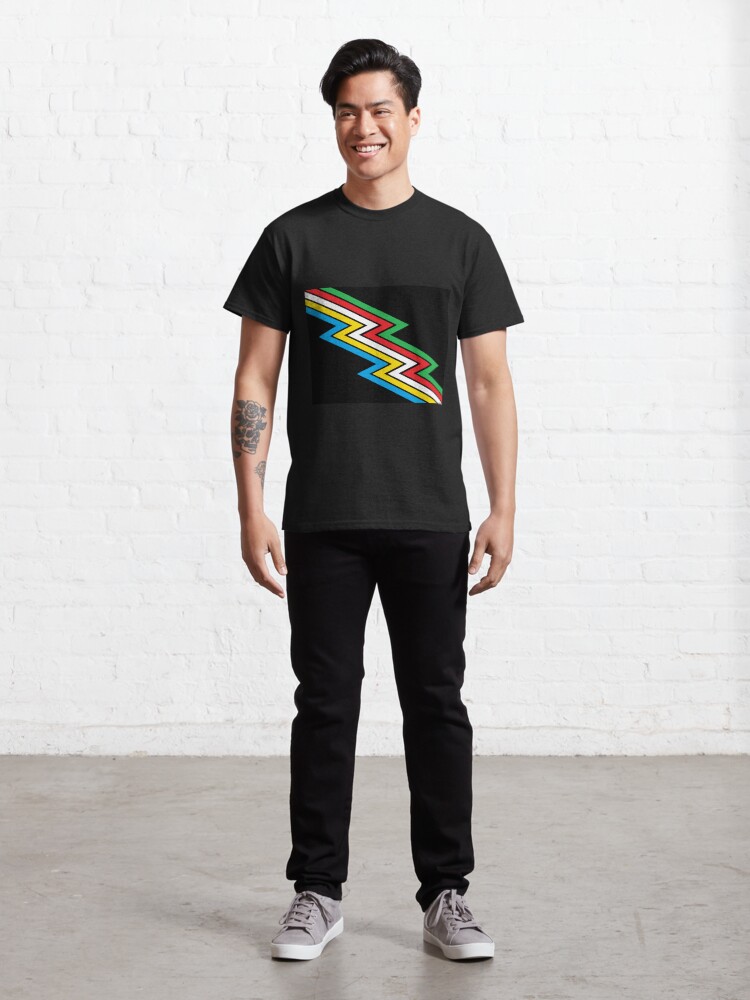 Thumbnail 3 of 7, Classic T-Shirt, Disability Pride Flag designed and sold by uniqueitems.