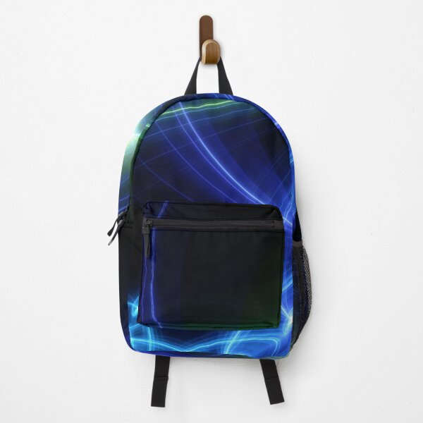 Item preview, Beautiful Abstract Pattern Of Colored Smooth Lines On A Black Background designed and sold by tatkhagata.
