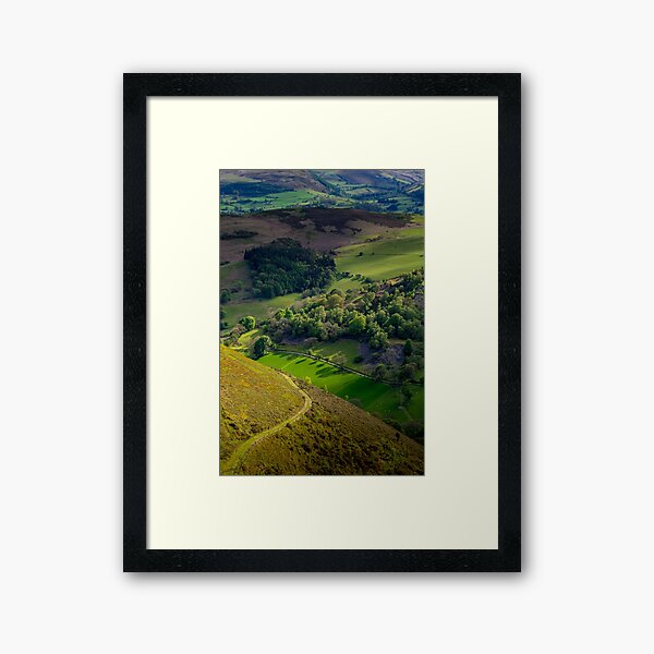 Into the Valley Framed Art Print
