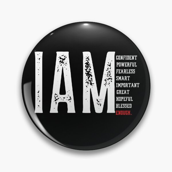 Item preview, I am positive affirmation designed and sold by Amine-Creation.