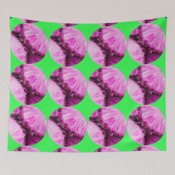 Item preview, In red colored pineapple slices, which are a special eye-catcher designed and sold by dELLaS-Ghoust.