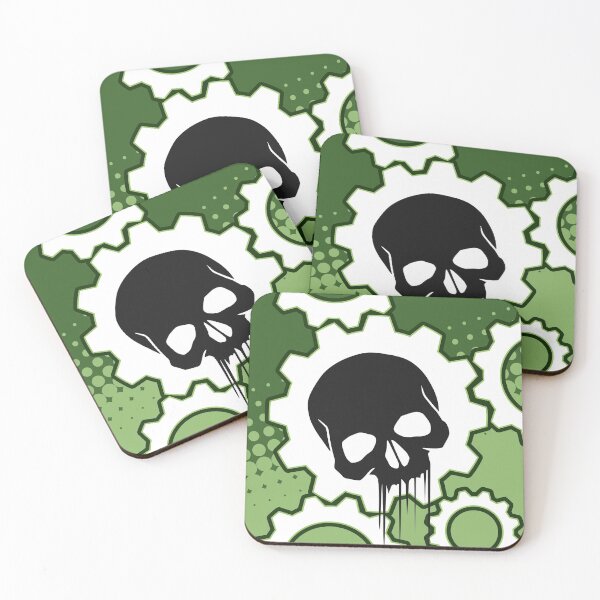 Item preview, A Clockwork Skull in Green designed and sold by iscaStudioArt.