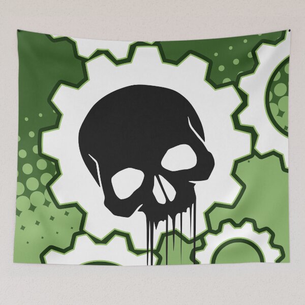 Item preview, A Clockwork Skull in Green designed and sold by iscaStudioArt.
