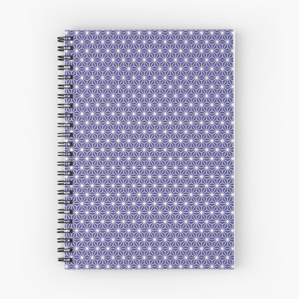 Item preview, Navy Indigo Purple Asanoha - Japanese Traditional Pattern designed and sold by KinitaDesign.