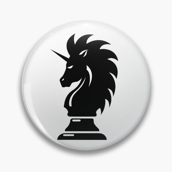 Item preview, Knight chess horse unicorn designed and sold by drizzd.