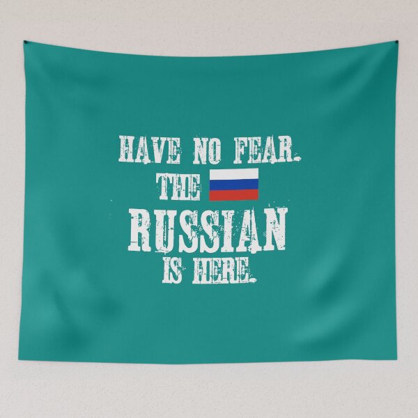 Item preview, Flag of Russia Have No Fear The Russian Is Here designed and sold by obedtheartist.