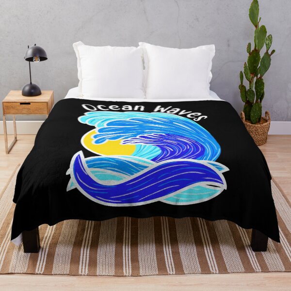 Item preview, Ocean Waves Sun Rays Beach Days, Beach Waves Design designed and sold by orangeblue21.