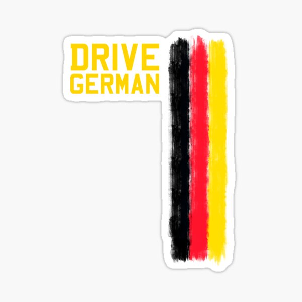 Drive German Sticker