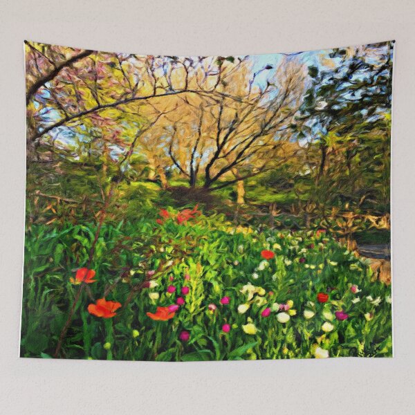 Aperçu de l'œuvre Jardin de fleurs d'intention de platine créée et vendue par Pamela Storch.