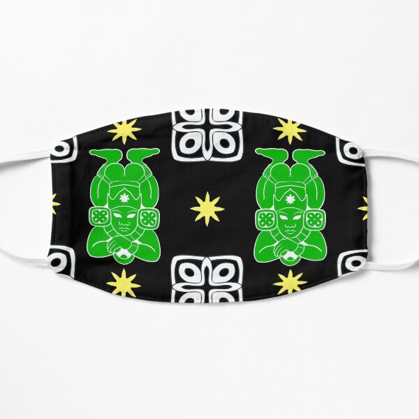Star Jade Print Flat Mask