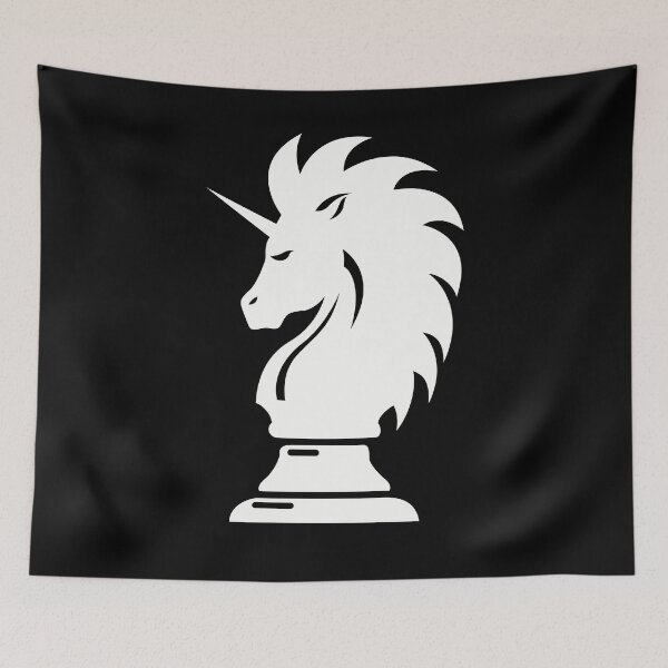 Item preview, Knight chess horse unicorn designed and sold by drizzd.