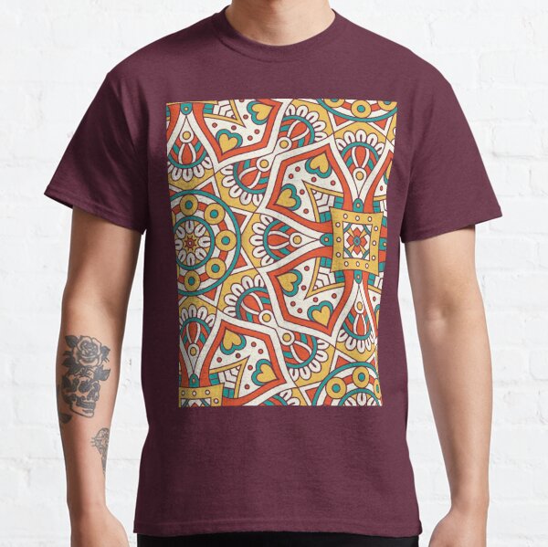 Mandala Flowers Classic T-Shirt