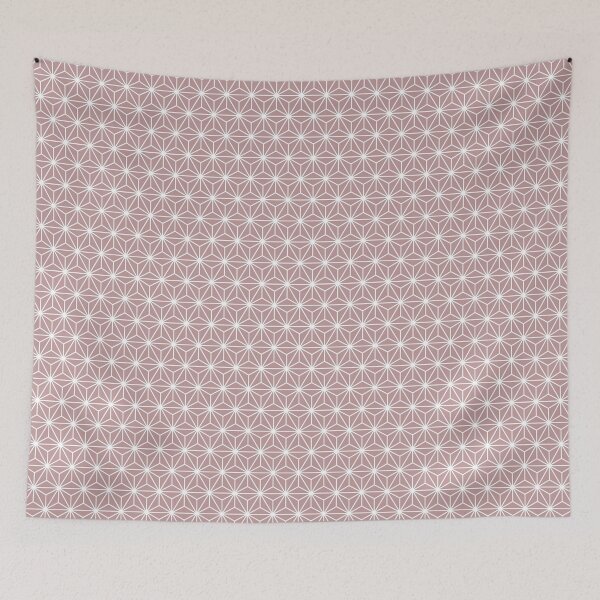 Item preview, Tuscany Purple Asanoha - Japanese Traditional Pattern designed and sold by KinitaDesign.