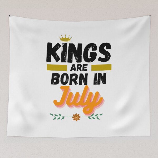 Item preview, kings are born in july designed and sold by ronaldsonou.