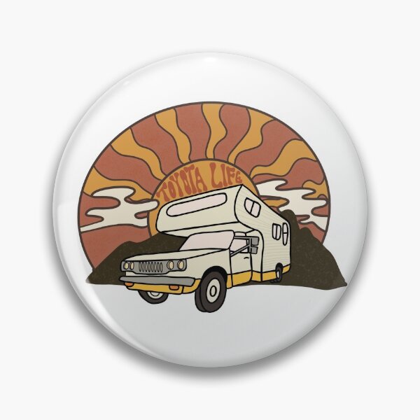 Item preview, Toyota Rv Van Life Camping square Sticker  designed and sold by 111threadss.