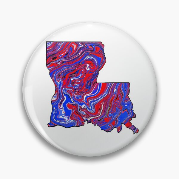 Artikelvorschau, Rotes und blaues Louisiana entworfen und verkauft von mtayzart.