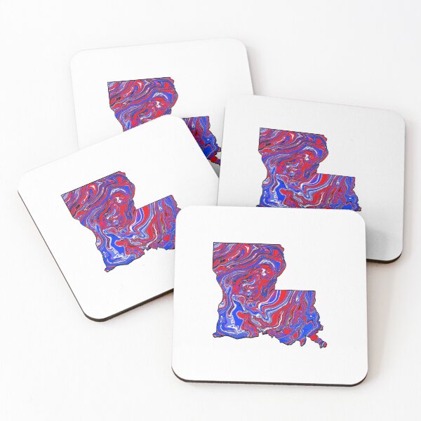 Item preview, Red and Blue Louisiana  designed and sold by mtayzart.
