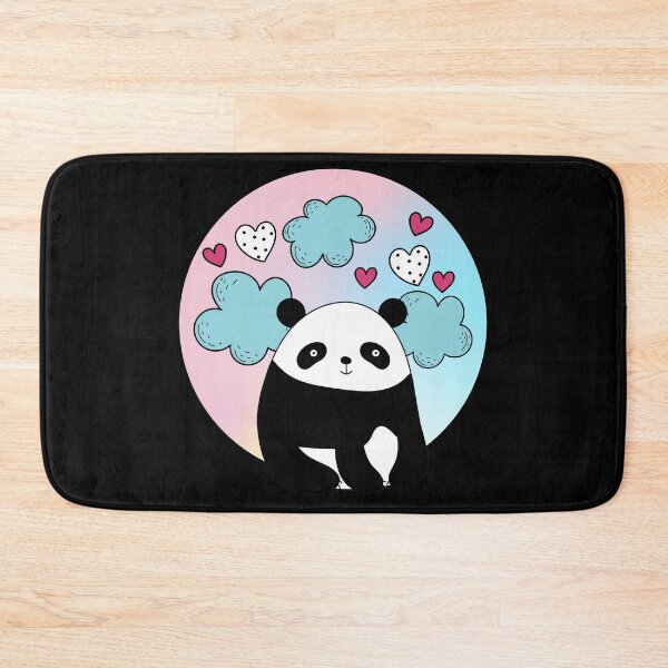 Item preview, Cute Chubby Panda With Hearts designed and sold by ChelleCreate.