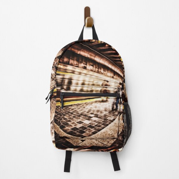 Item preview, MBTA Red Line Train in Motion in Subway Station with people designed and sold by Stephen Orsillo.