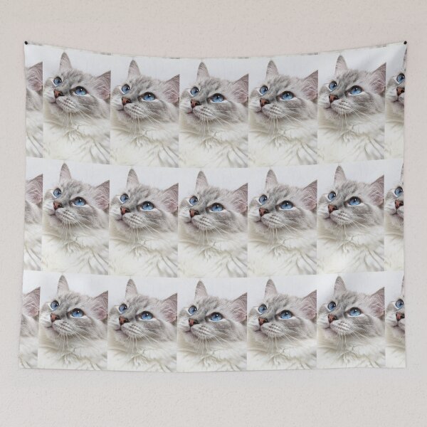 Item preview, Lynx ragdoll queen cat Maia designed and sold by Fluffycat2020.