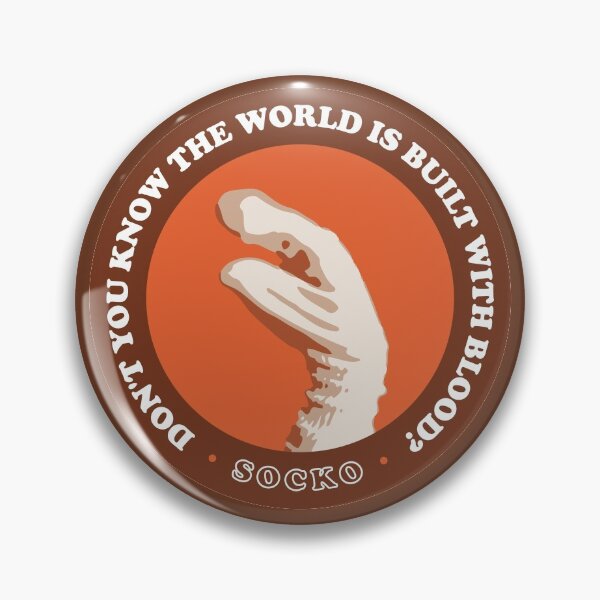 Item preview, Socko Thats How The World Works badge 1 designed and sold by art-by-gui.