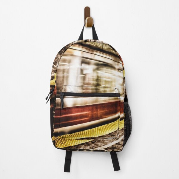 Item preview, MBTA Red Line Train in Motion in Subway Station designed and sold by Stephen Orsillo.