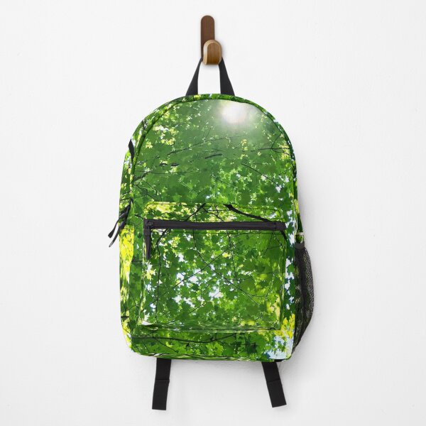 Item preview, Forest Fresh Green Sun Shining Through Maple Leaves Trees designed and sold by HppyStrngHelthy.