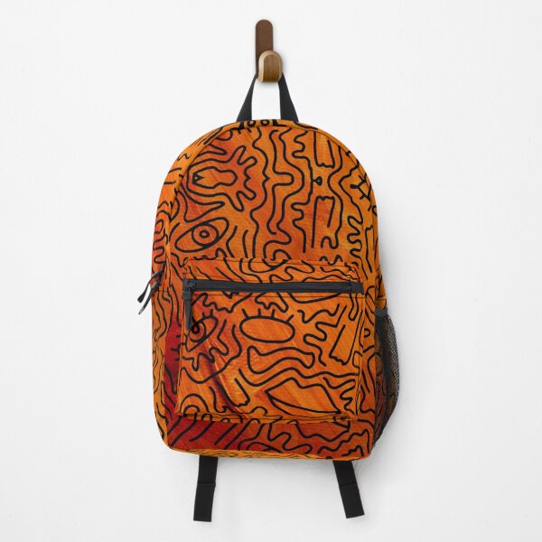 Item preview, Orange Graffiti Pattern Texture designed and sold by SameerKar.