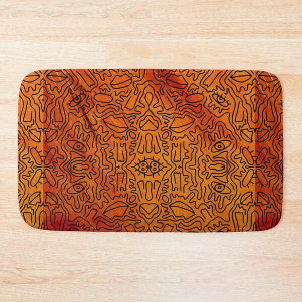 Item preview, Orange Graffiti Pattern Texture designed and sold by SameerKar.