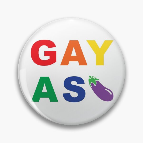 Item preview, Gay As F--K Eggplant Emoji Pride Graphic designed and sold by conceptcreature.